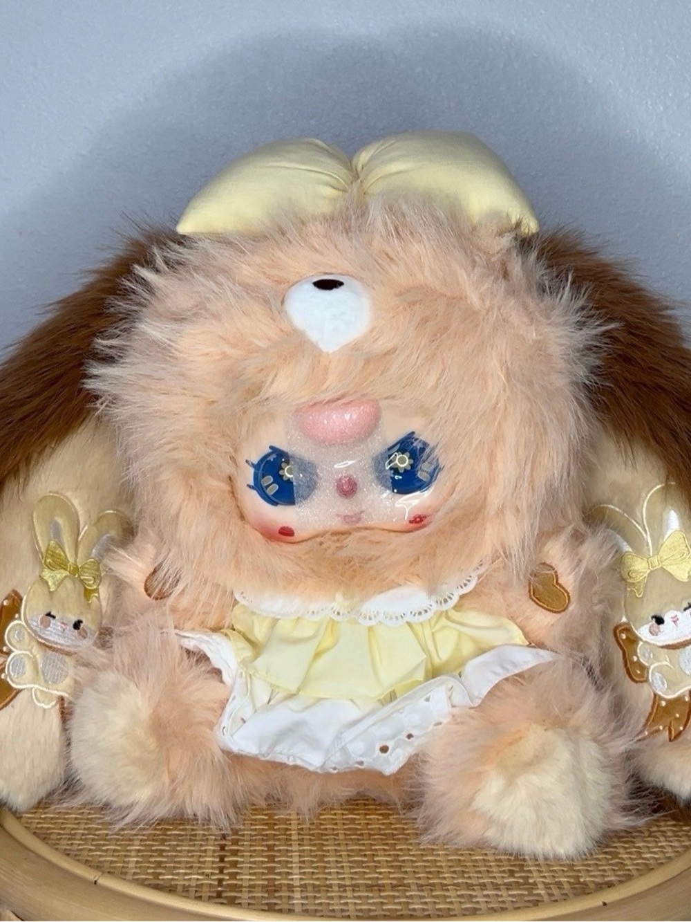 Baby three 400% Lily rabbit town - (Lily Nora) peach/brown bunny | special eyes